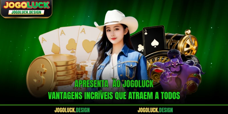 Apresentação Jogoluck - Vantagens incríveis que atraem a todos