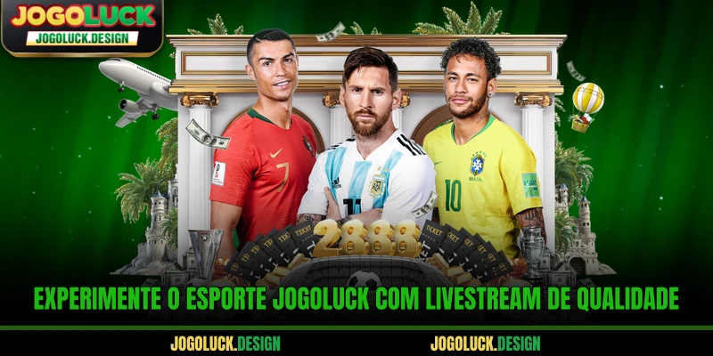 Experimente o Esporte Jogoluck com livestream de qualidade