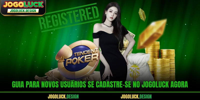 Guia para novos usuários se cadastre-se no Jogoluck agora