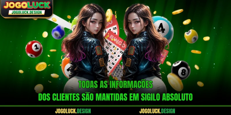Todas as informações dos clientes são mantidas em sigilo absoluto